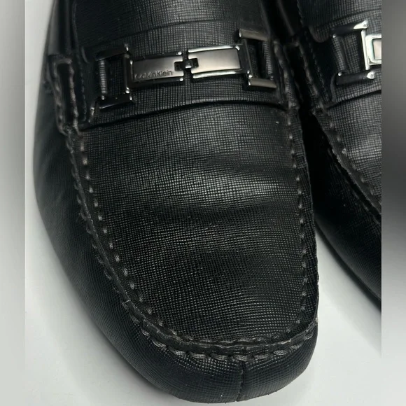 Calvin Klein Magnus Penny Loafers Mens Sz 11 Slip On Shoes New - Picture 6 of 14